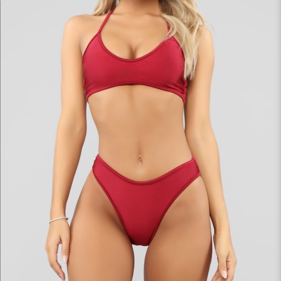 NEW Cheeky bikini S - Red - Picture 1 of 2